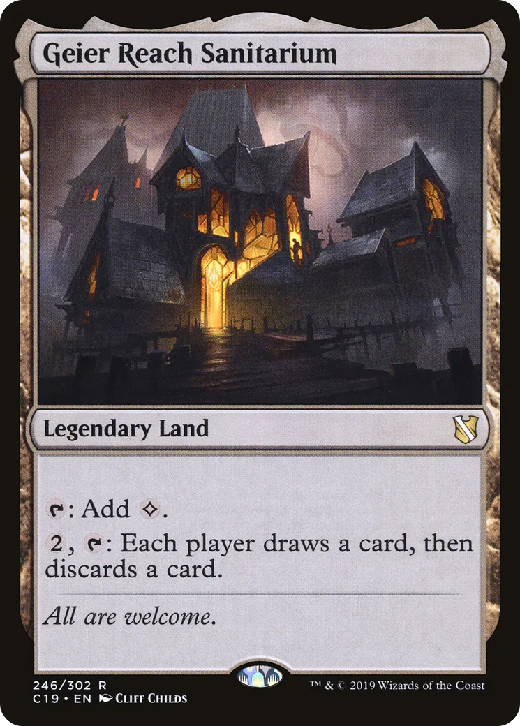 Geier Reach Sanitarium — Commander 2019 — Magic: The Gathering