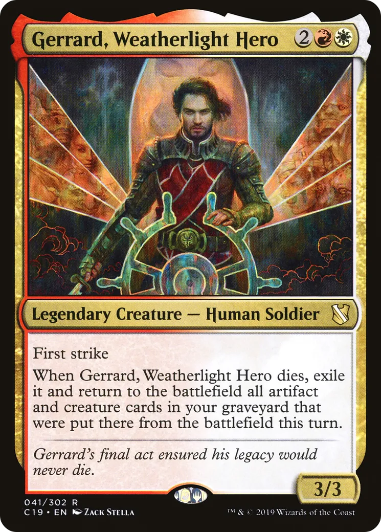 Gerrard, héros de l'Aquilon — Commander 2019 — Magic: The Gathering