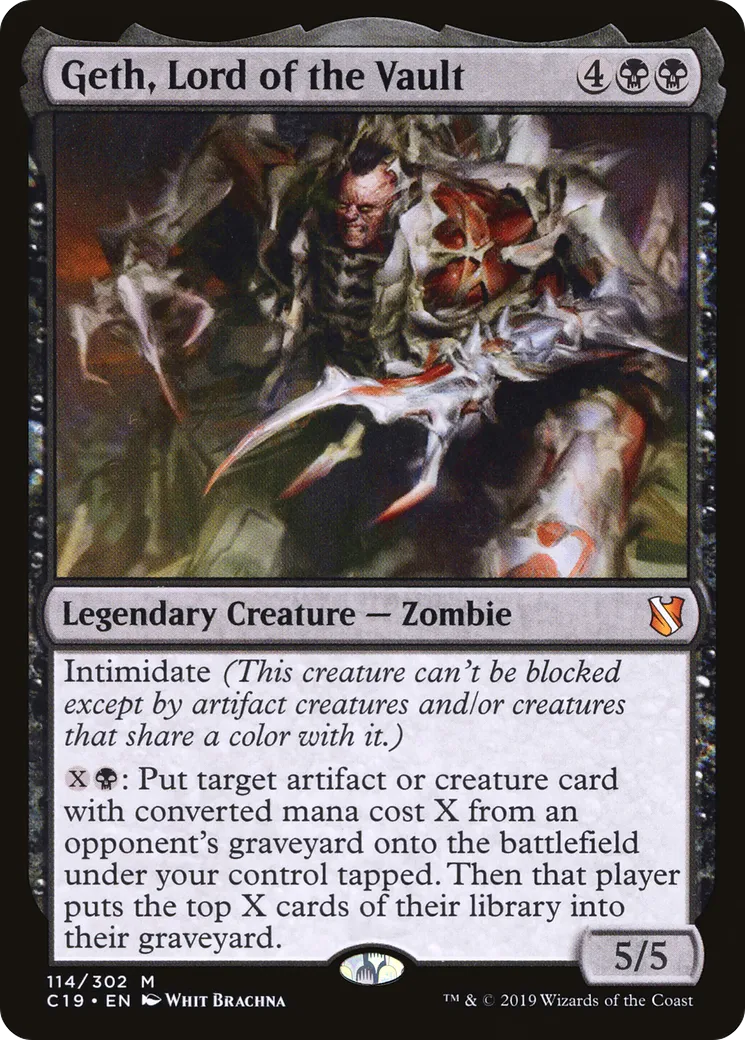 Geth, seigneur du Caveau — Commander 2019 — Magic: The Gathering