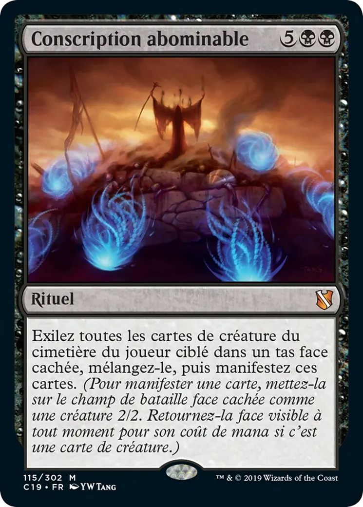 Conscription abominable — Commander 2019 — Magic: The Gathering
