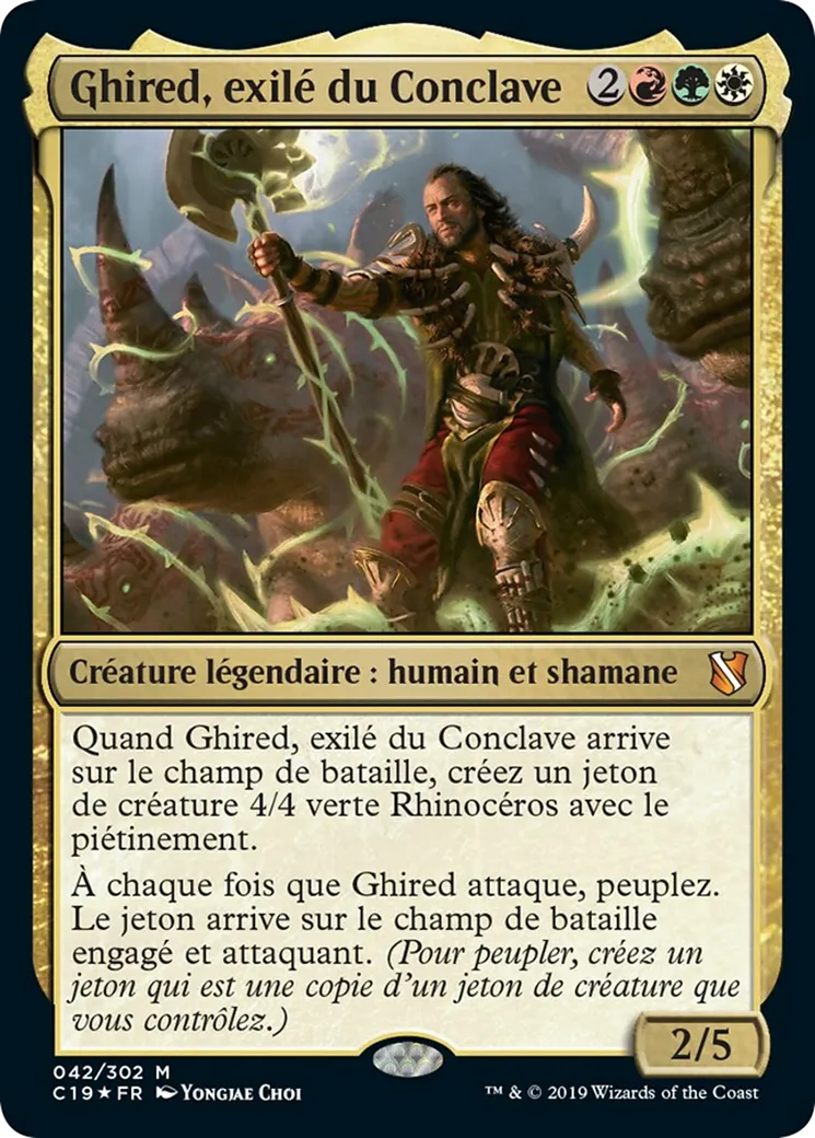 Ghired, exilé du Conclave — Commander 2019 — Magic: The Gathering