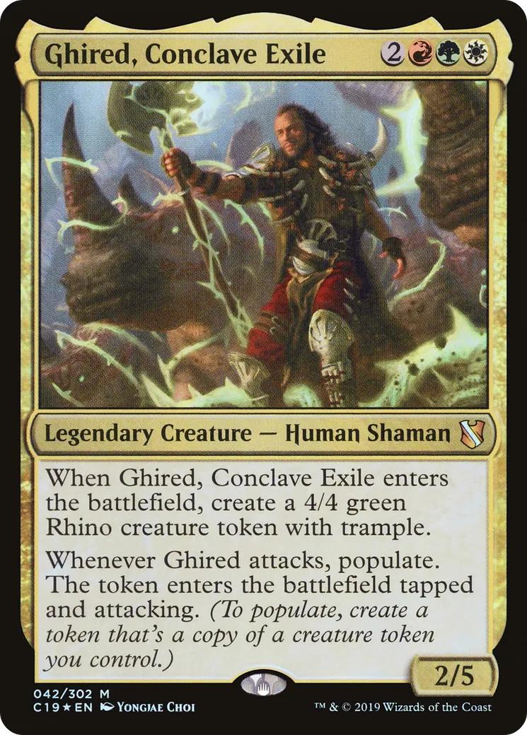 Ghired, Conclave Exile from Commander 2019 - Magic: The Gathering
