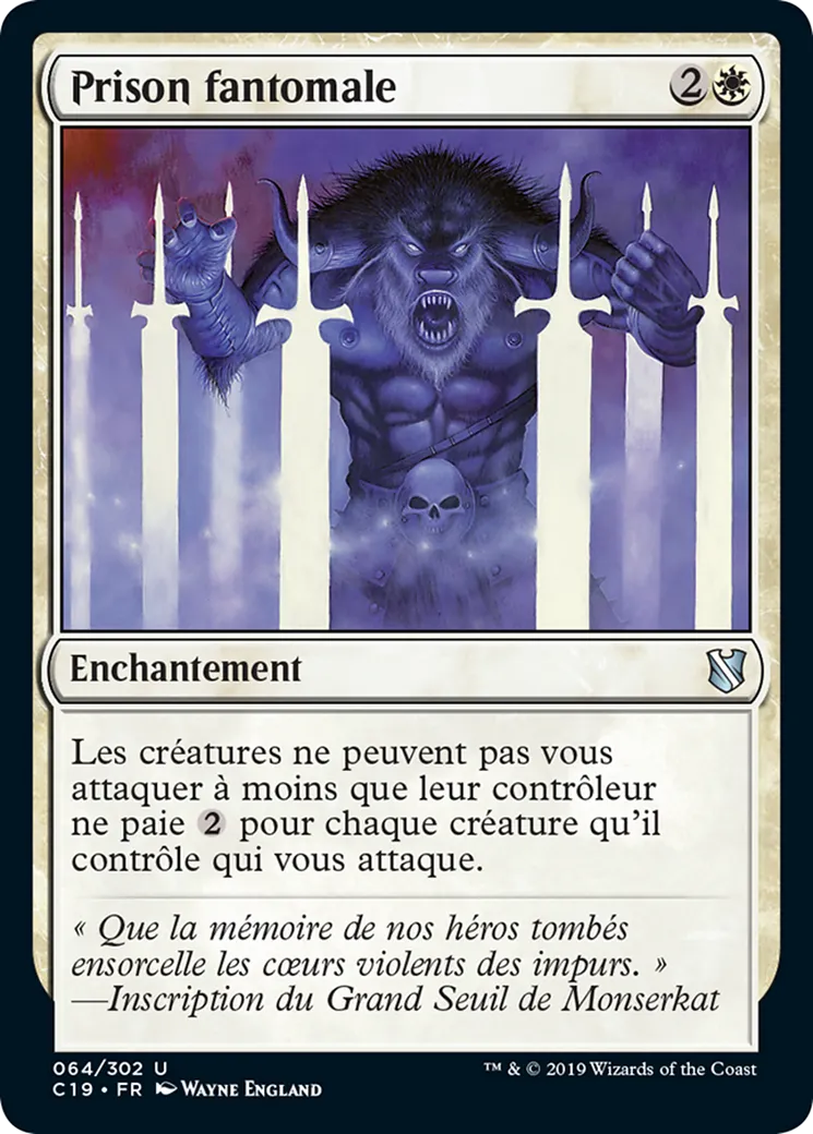 Prison fantomale — Commander 2019 — Magic: The Gathering