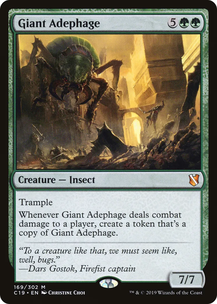 Giant Adephage — Commander 2019 — Magic: The Gathering