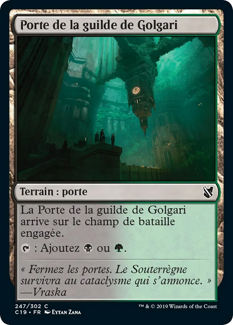 Porte de la guilde de Golgari — Commander 2019 — Magic: The Gathering
