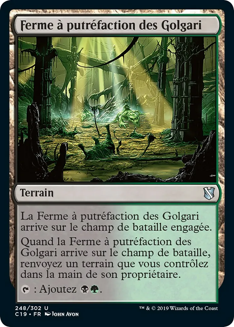 Ferme à putréfaction des Golgari — Commander 2019 — Magic: The Gathering