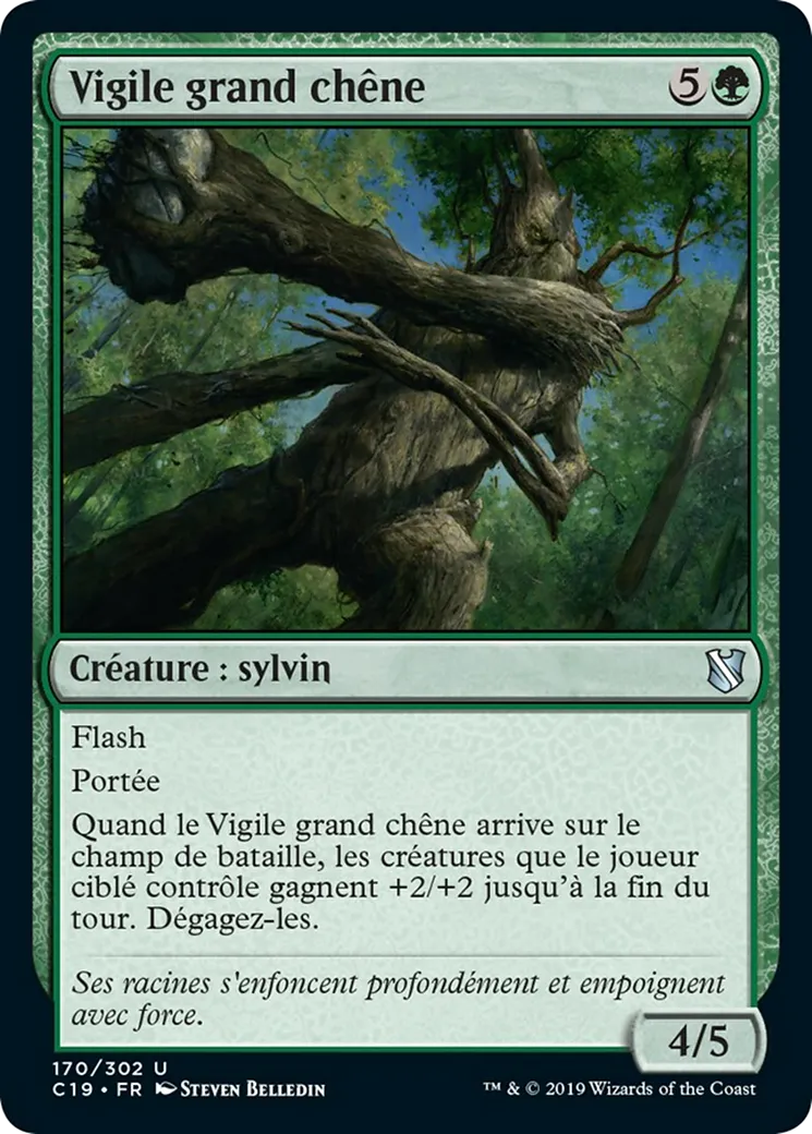 Vigile grand chêne from Commander 2019 - Magic: The Gathering
