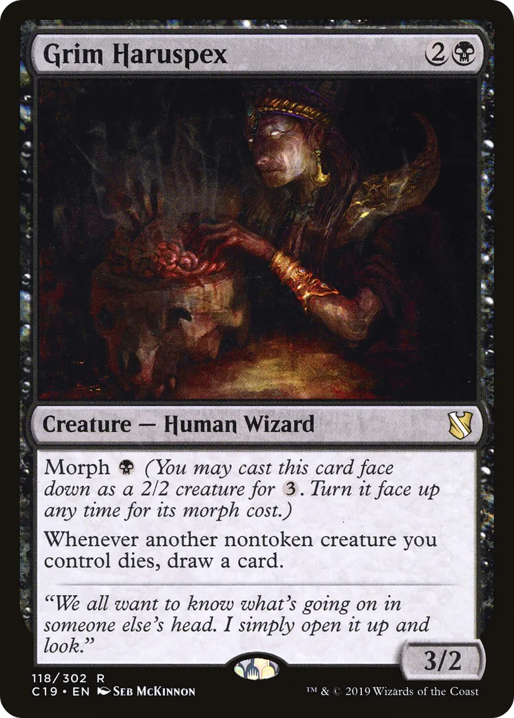 Grim Haruspex — Commander 2019 — Magic: The Gathering