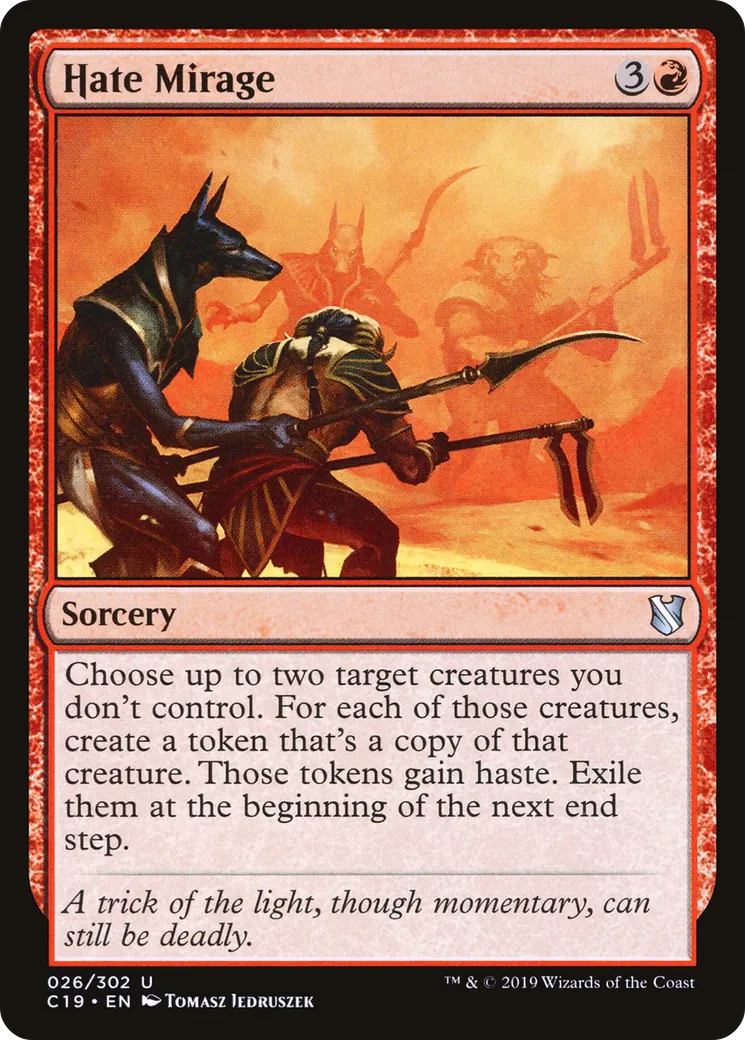 Hate Mirage from Commander 2019 - Magic: The Gathering