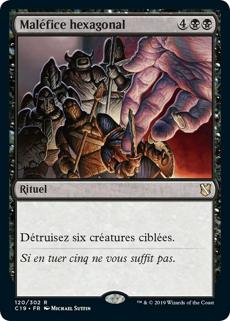 Maléfice hexagonal — Commander 2019 — Magic: The Gathering