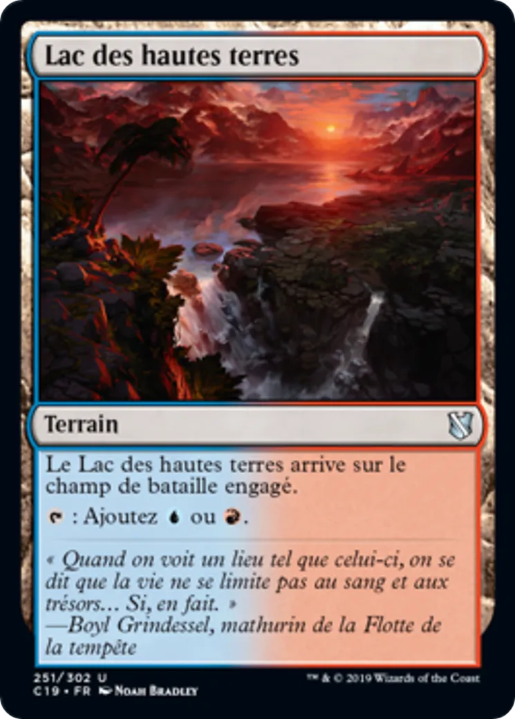 Lac des hautes terres — Commander 2019 — Magic: The Gathering