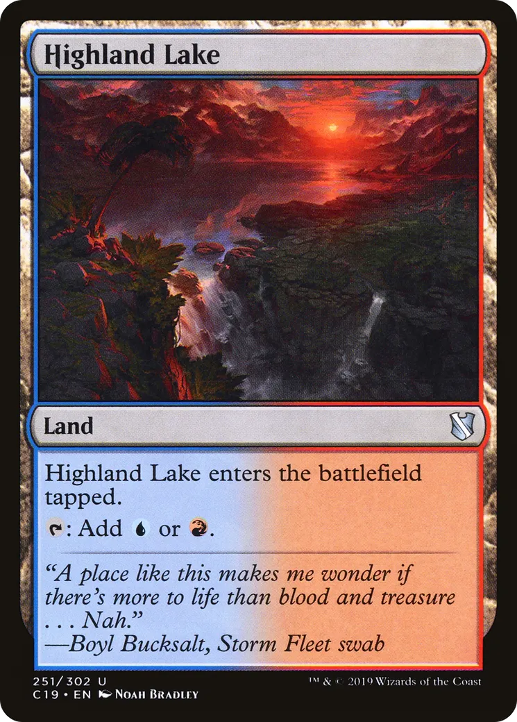 Highland Lake — Commander 2019 — Magic: The Gathering