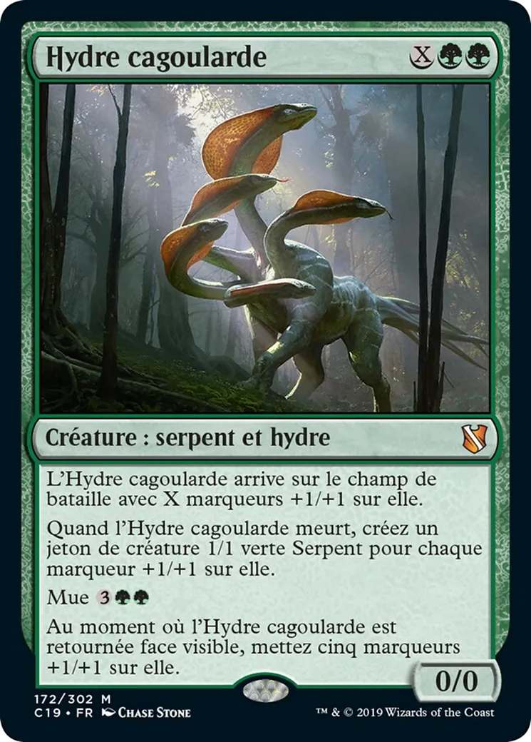 Hydre cagoularde — Commander 2019 — Magic: The Gathering