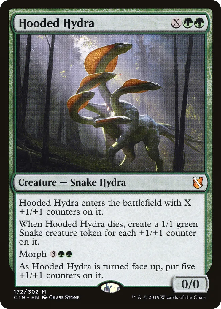 Hooded Hydra — Commander 2019 — Magic: The Gathering