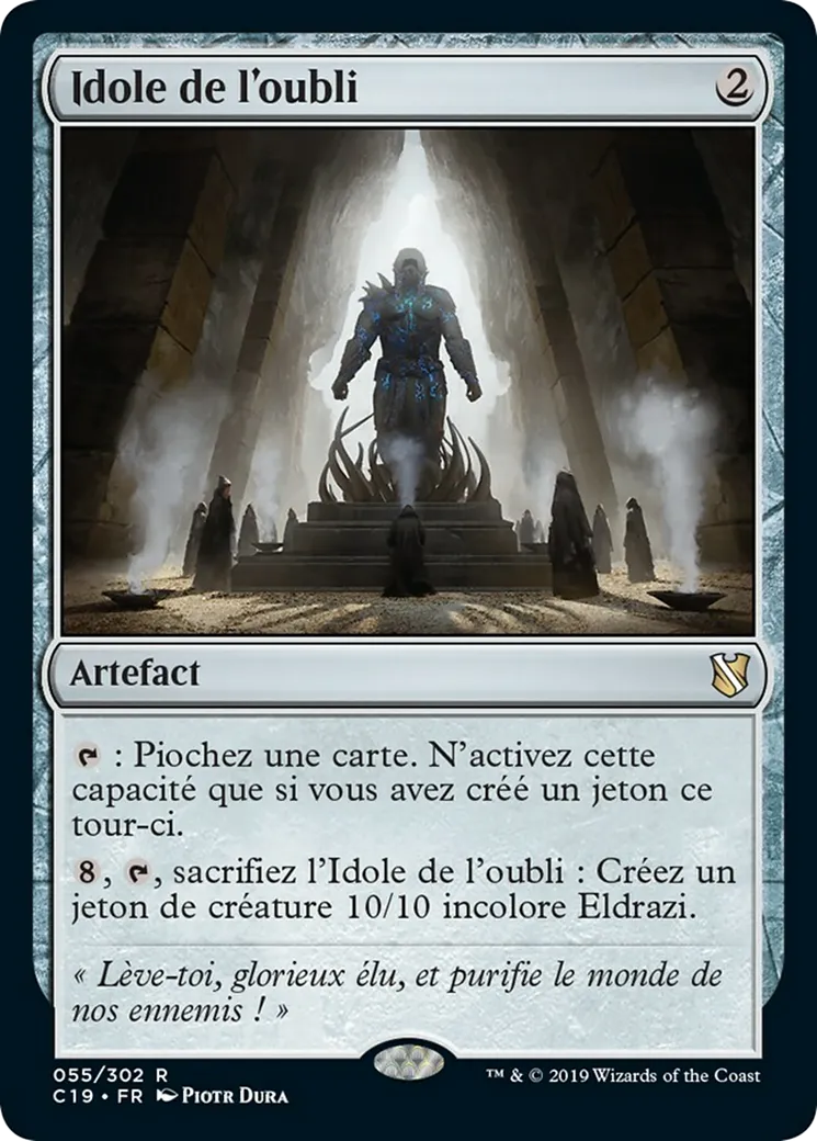 Idole de l'oubli — Commander 2019 — Magic: The Gathering