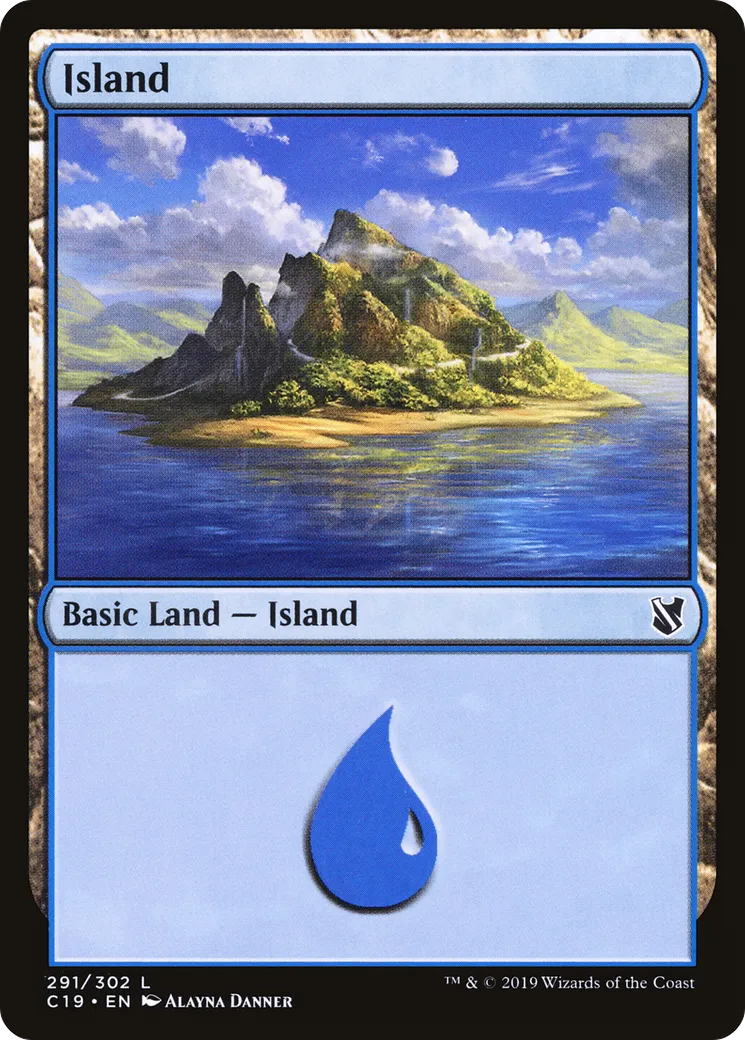 Island — Commander 2019 — Magic: The Gathering