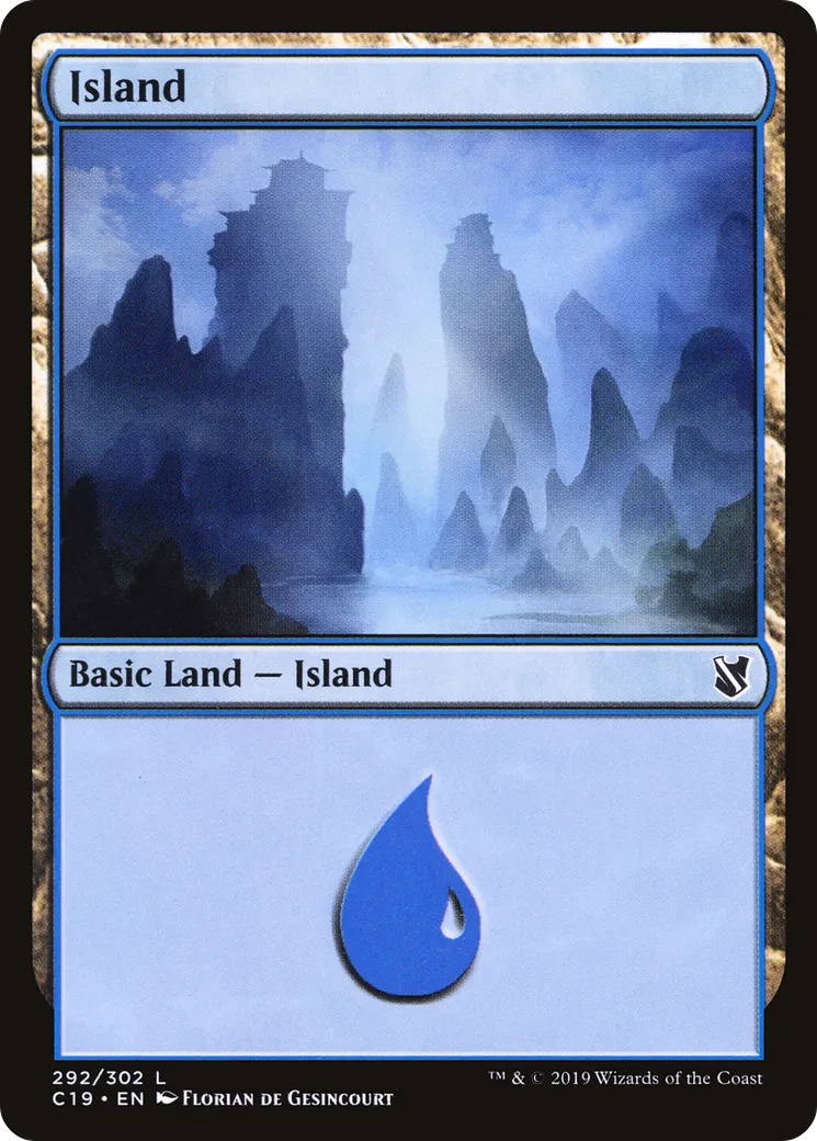 Island — Commander 2019 — Magic: The Gathering