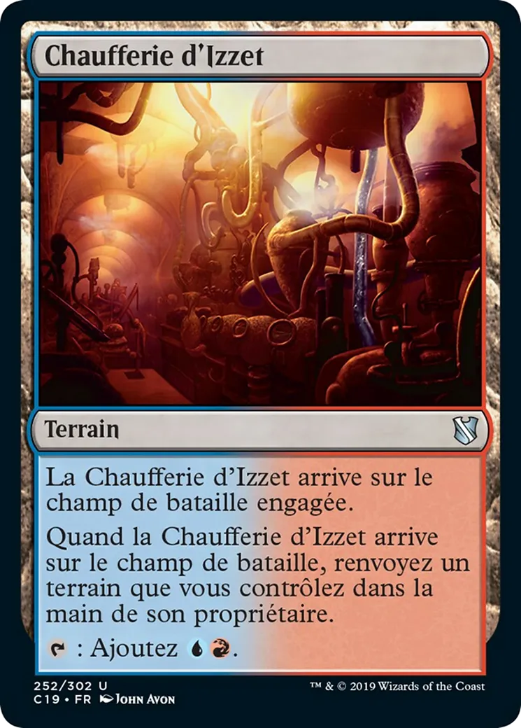 Chaufferie d'Izzet — Commander 2019 — Magic: The Gathering
