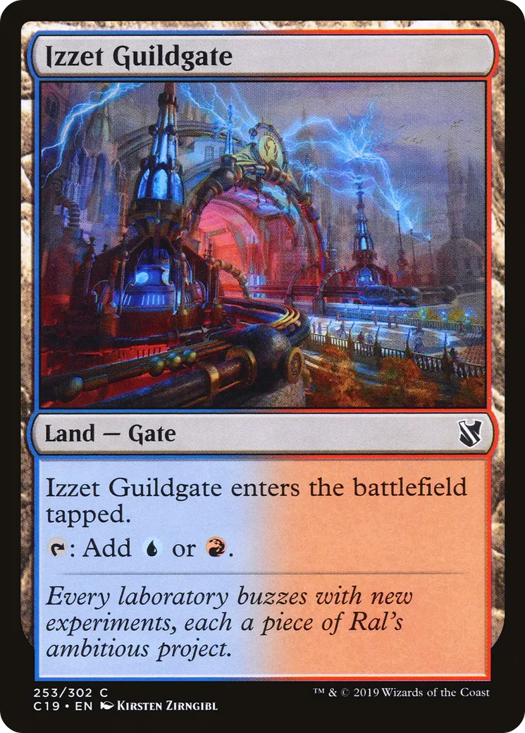 Izzet Guildgate — Commander 2019 — Magic: The Gathering