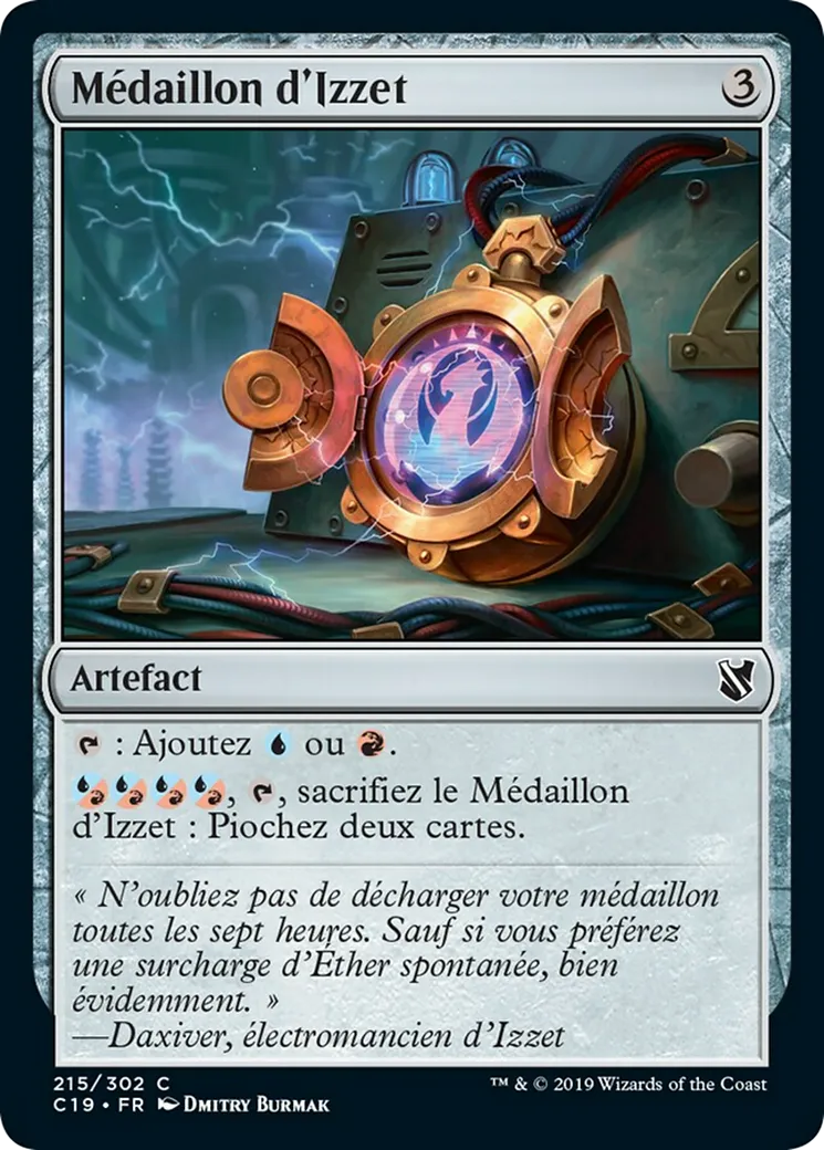 Médaillon d'Izzet — Commander 2019 — Magic: The Gathering