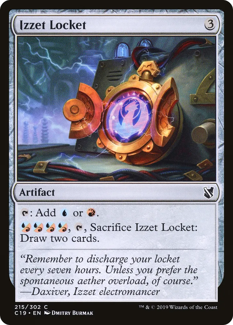 Izzet Locket — Commander 2019 — Magic: The Gathering