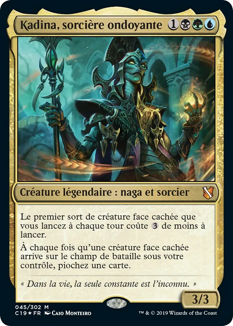 Kadina, sorcière ondoyante — Commander 2019 — Magic: The Gathering