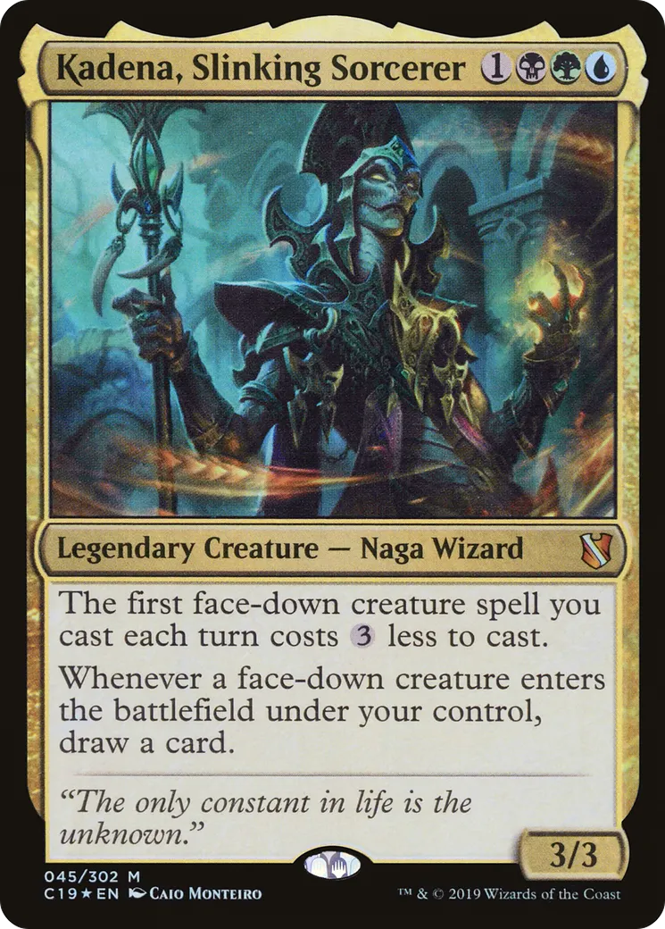Kadena, Slinking Sorcerer — Commander 2019 — Magic: The Gathering