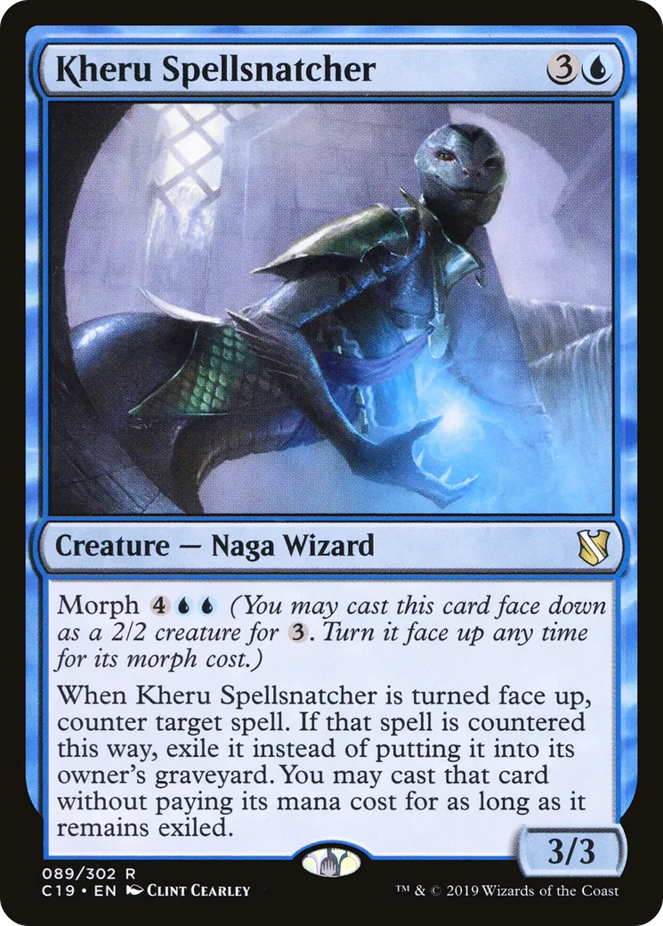 Kheru Spellsnatcher — Commander 2019 — Magic: The Gathering