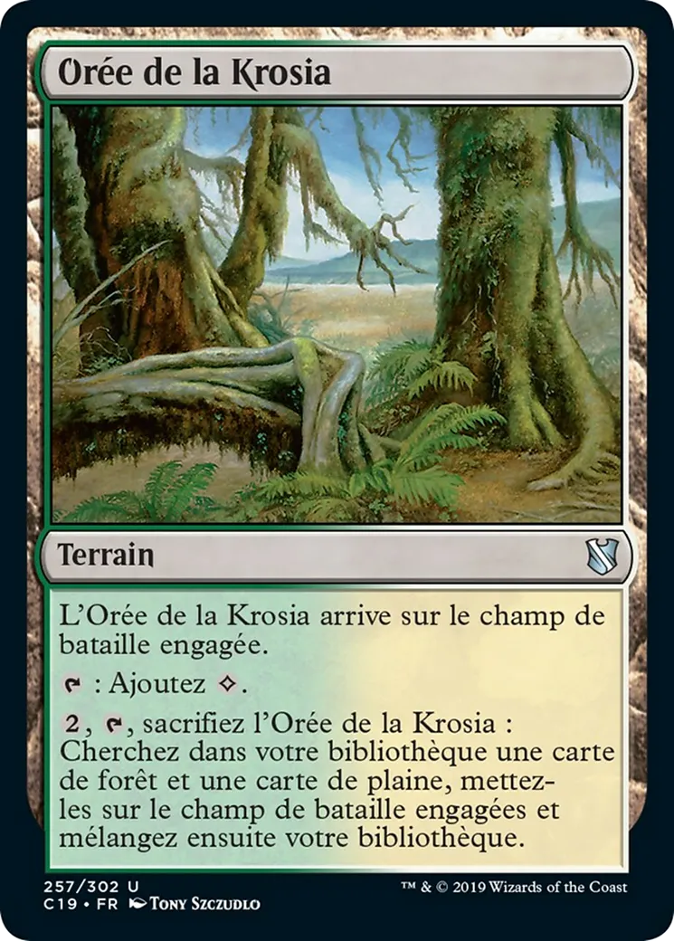 Orée de la Krosia — Commander 2019 — Magic: The Gathering