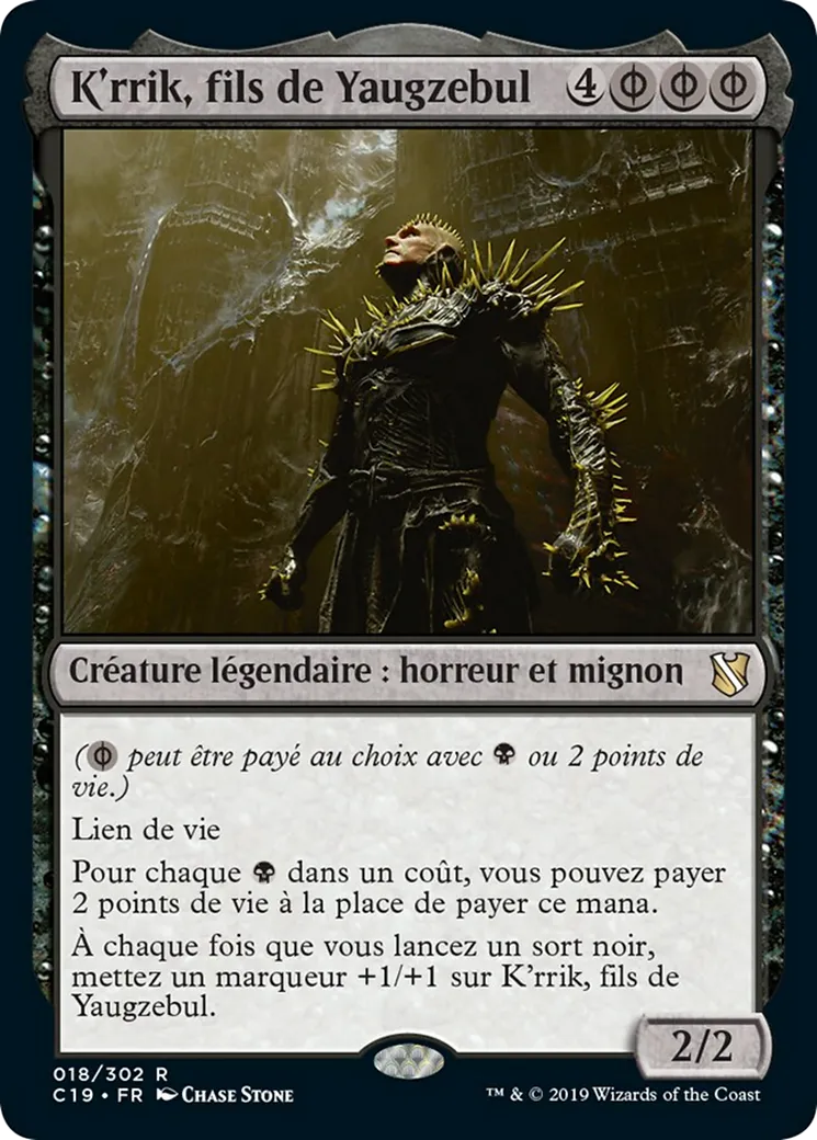 K'rrik, fils de Yaugzebul — Commander 2019 — Magic: The Gathering