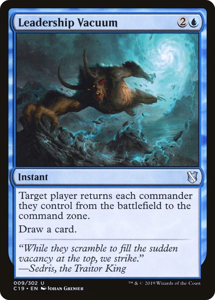 Leadership Vacuum — Commander 2019 — Magic: The Gathering