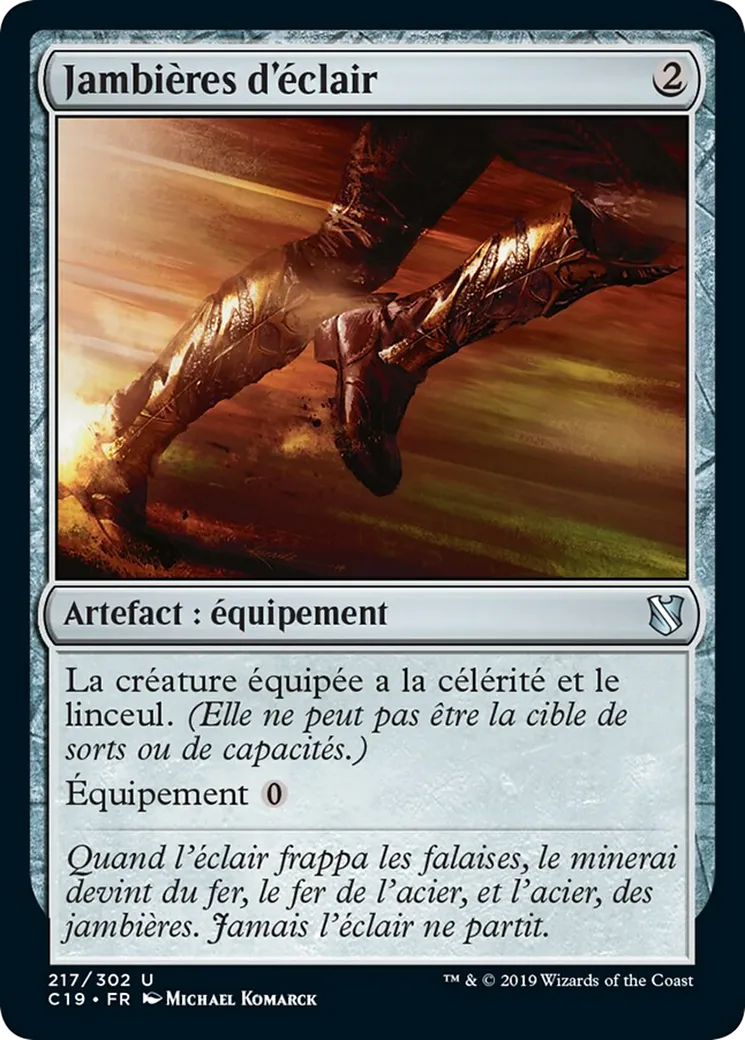Jambières d'éclair — Commander 2019 — Magic: The Gathering