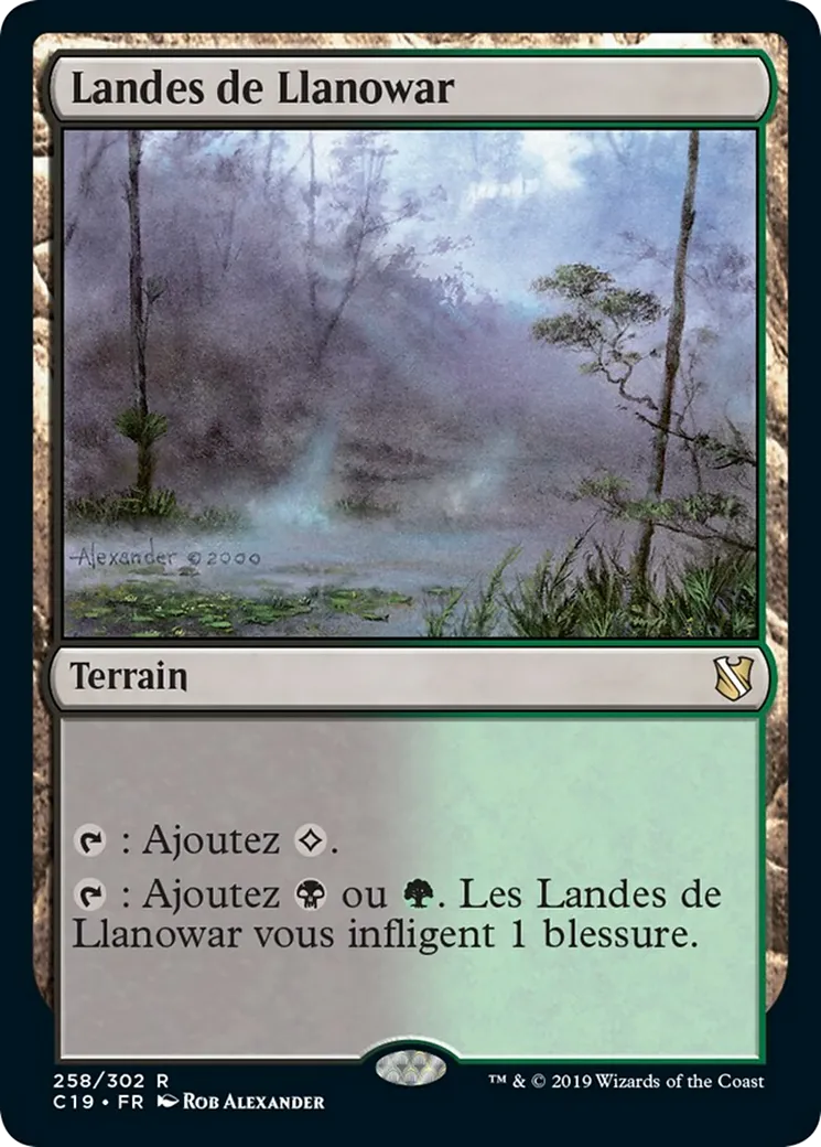 Landes de Llanowar — Commander 2019 — Magic: The Gathering