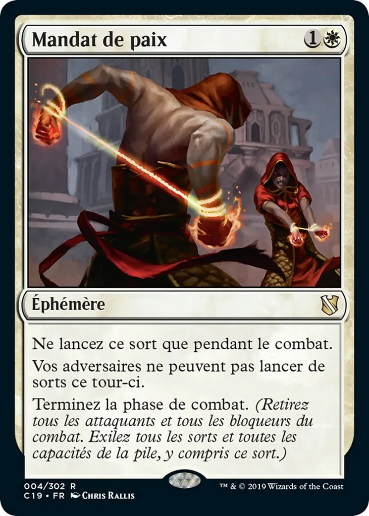 Mandat de paix — Commander 2019 — Magic: The Gathering