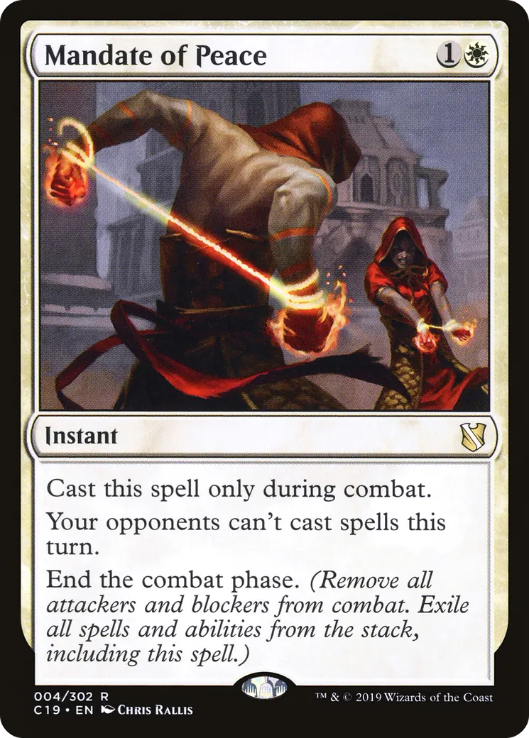 Mandat de paix — Commander 2019 — Magic: The Gathering