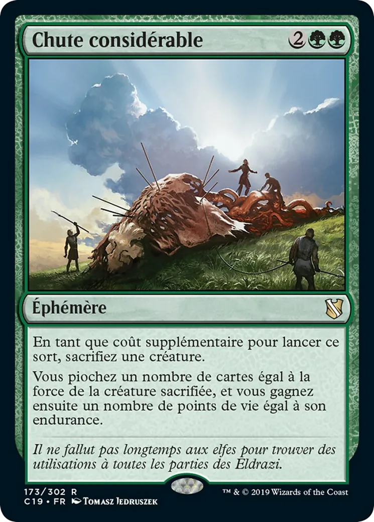 Chute considérable — Commander 2019 — Magic: The Gathering