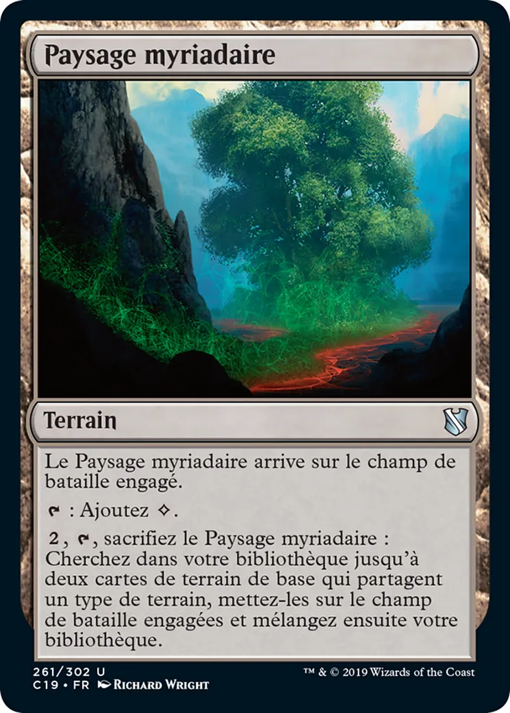 Paysage myriadaire — Commander 2019 — Magic: The Gathering
