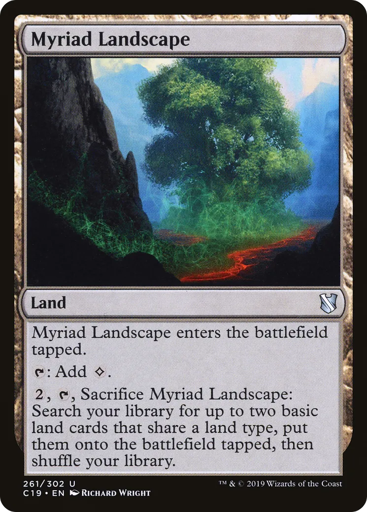 Myriad Landscape — Commander 2019 — Magic: The Gathering