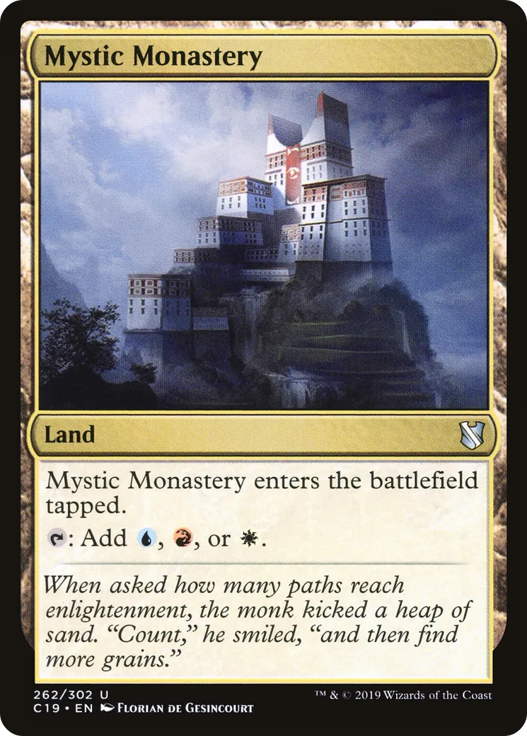 Mystic Monastery — Commander 2019 — Magic: The Gathering