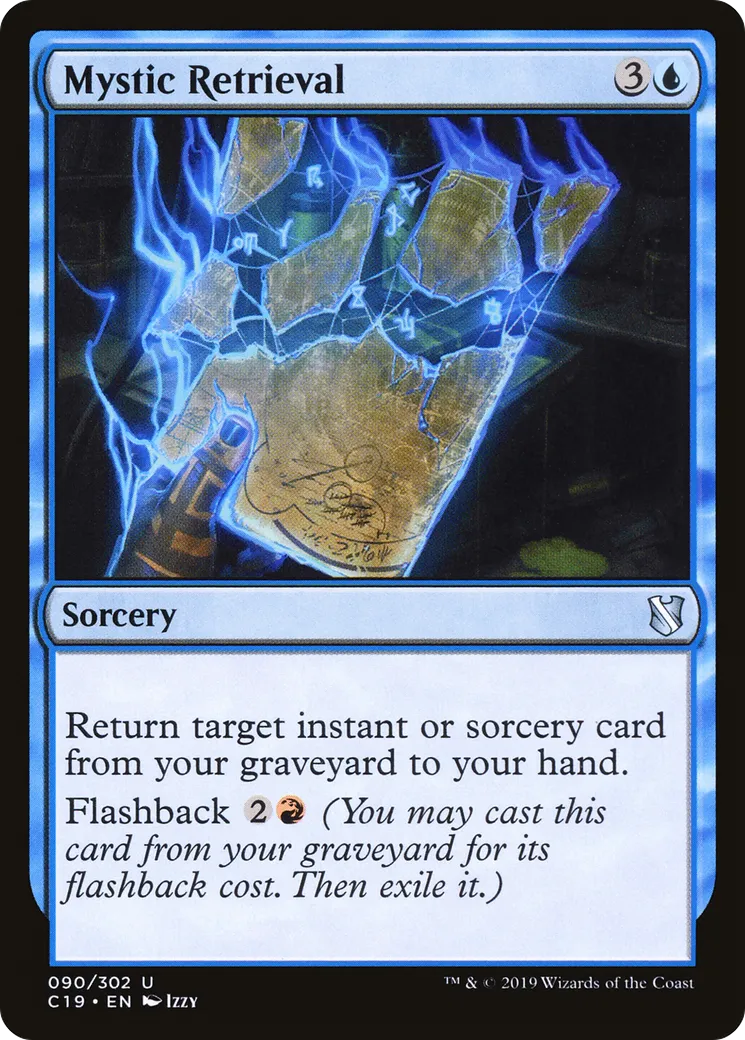 Mystic Retrieval from Commander 2019 - Magic: The Gathering
