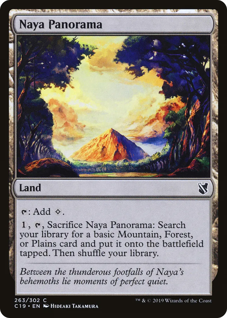 Naya Panorama — Commander 2019 — Magic: The Gathering