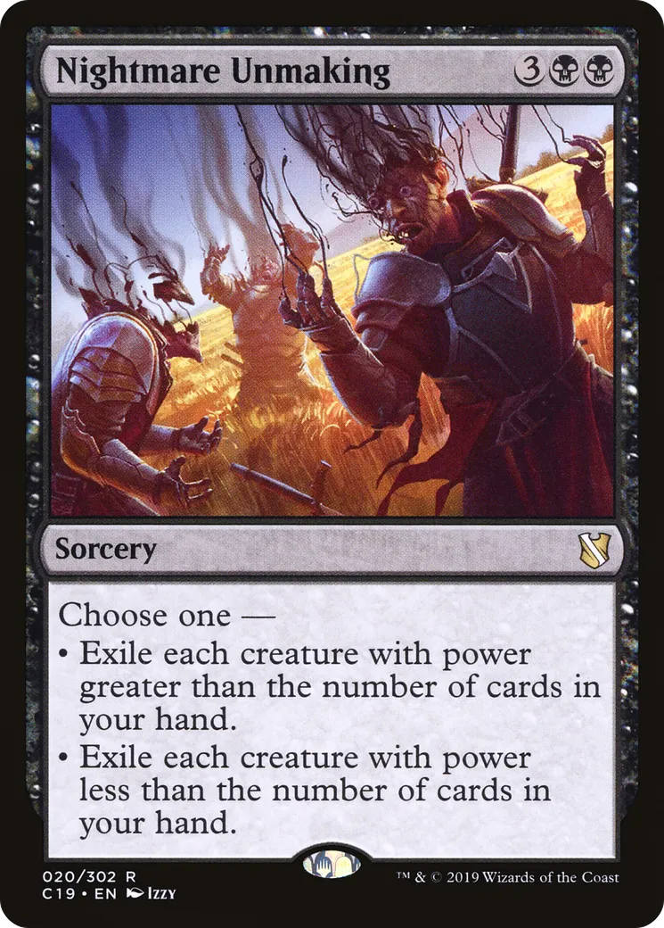 Nightmare Unmaking — Commander 2019 — Magic: The Gathering