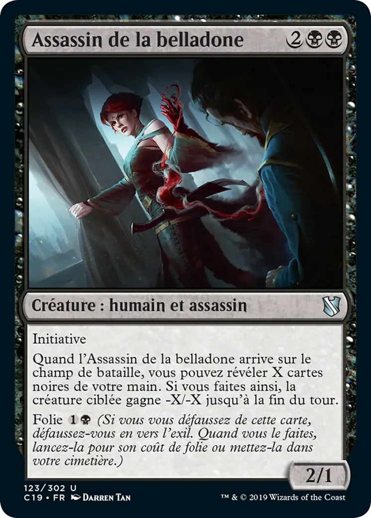 Assassin de la belladone — Commander 2019 — Magic: The Gathering