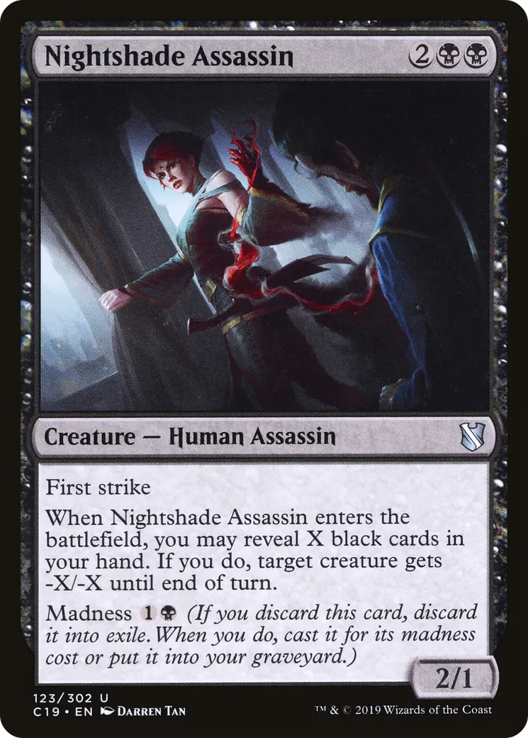 Nightshade Assassin — Commander 2019 — Magic: The Gathering