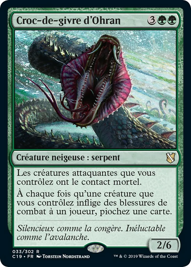 Croc-de-givre d'Ohran — Commander 2019 — Magic: The Gathering