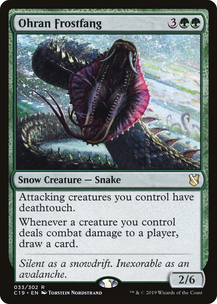 Ohran Frostfang — Commander 2019 — Magic: The Gathering