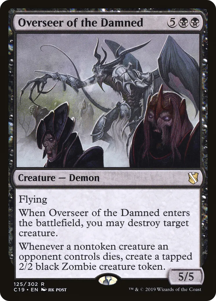 Overseer of the Damned — Commander 2019 — Magic: The Gathering