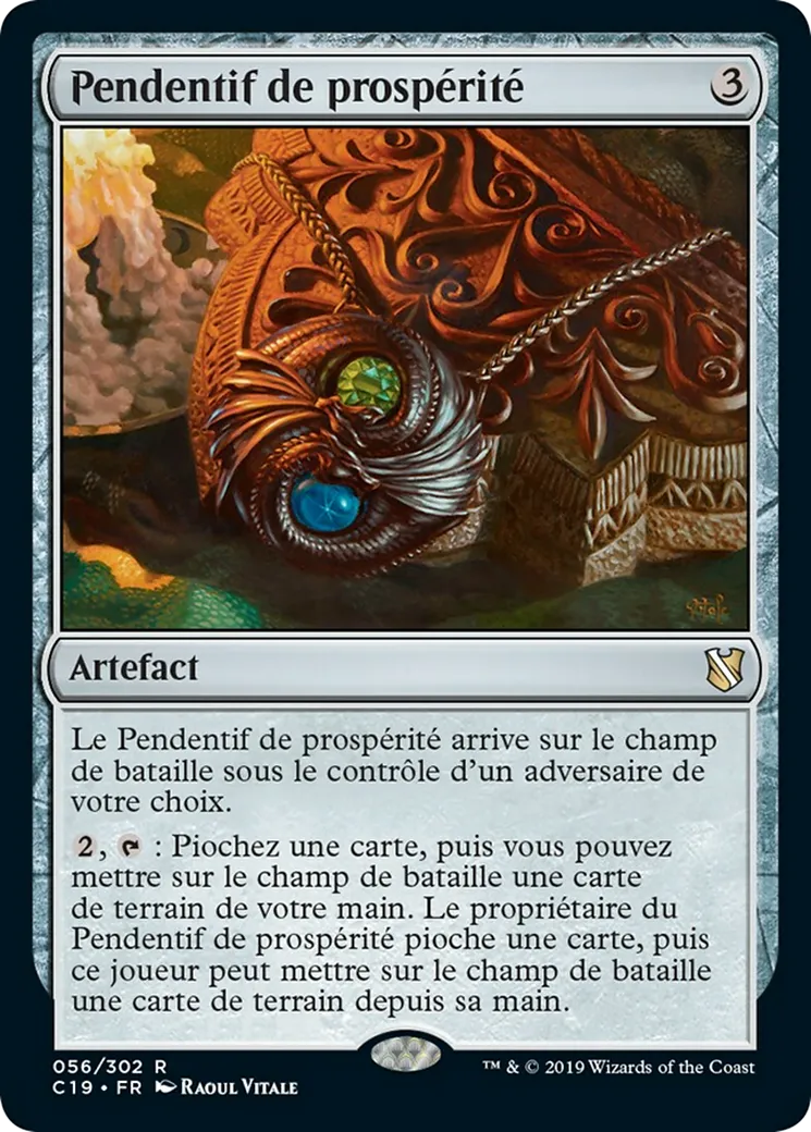 Pendentif de prospérité — Commander 2019 — Magic: The Gathering