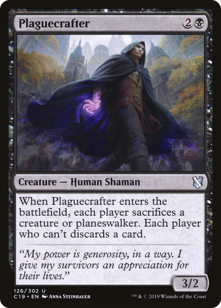 Plaguecrafter — Commander 2019 — Magic: The Gathering
