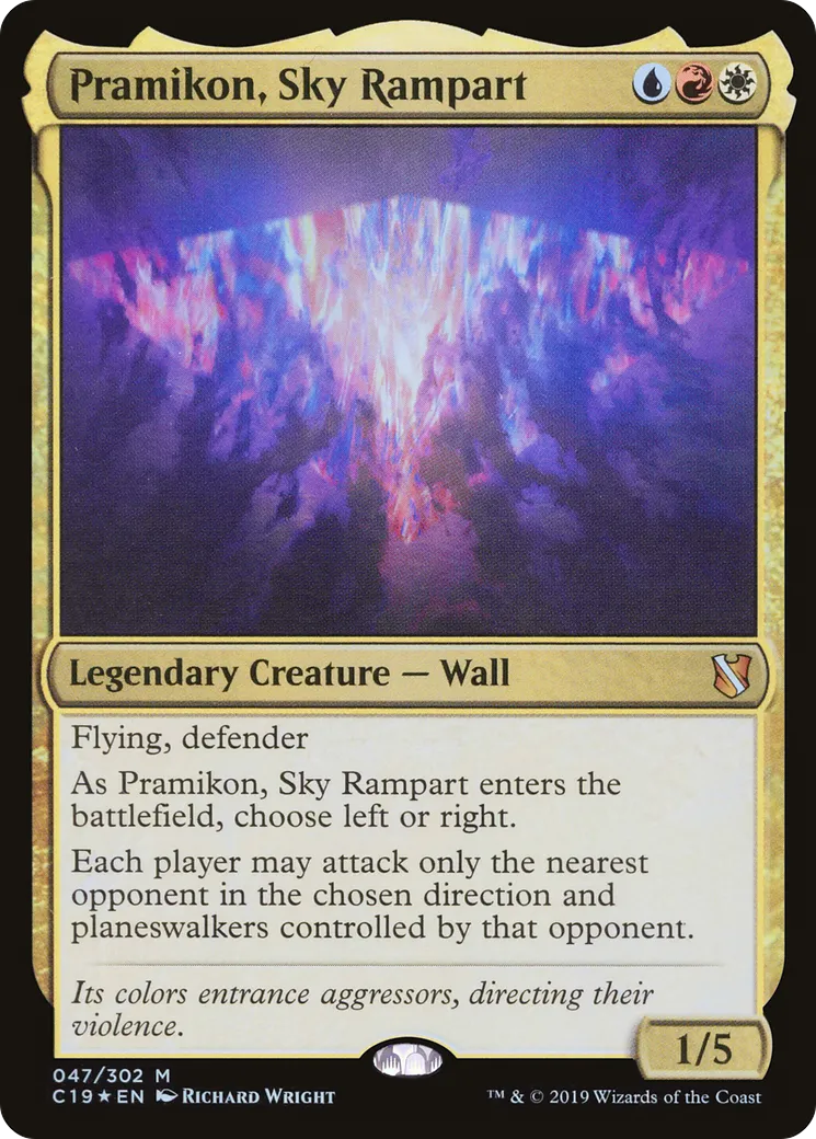 Pramikon, Sky Rampart — Commander 2019 — Magic: The Gathering